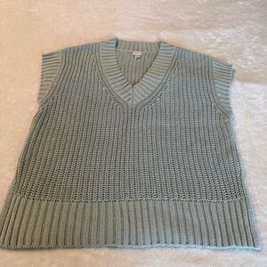 A New Day Mint Knit Sleeveless Sweater size Med